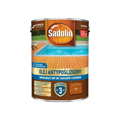 Sadolin Olej Antypoślizgowy Tek 4,5L