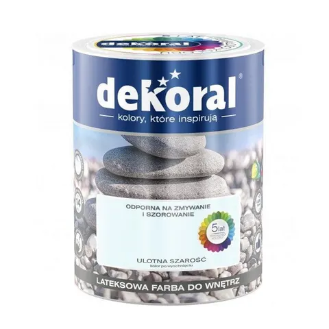 Dekoral Farba MOC KOLORU 5l Ulotna szarość