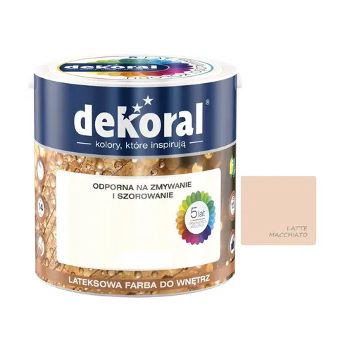 Dekoral Farba MOC KOLORU 5l latte macchiato