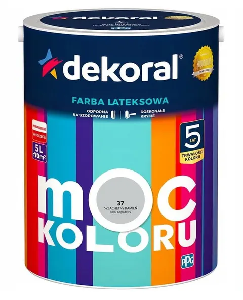 Dekoral Farba MOC KOLORU 5l Szlachetny kamień