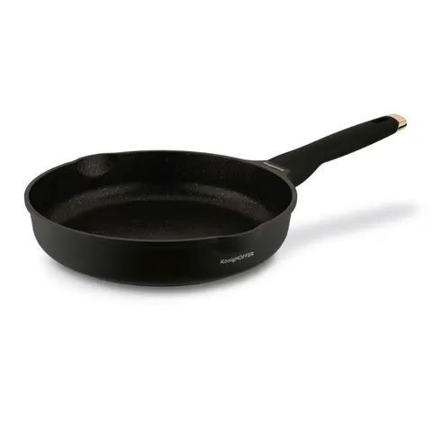 KonigHOFFER Patelnia na indukcję non stick Black Rose 24 cm