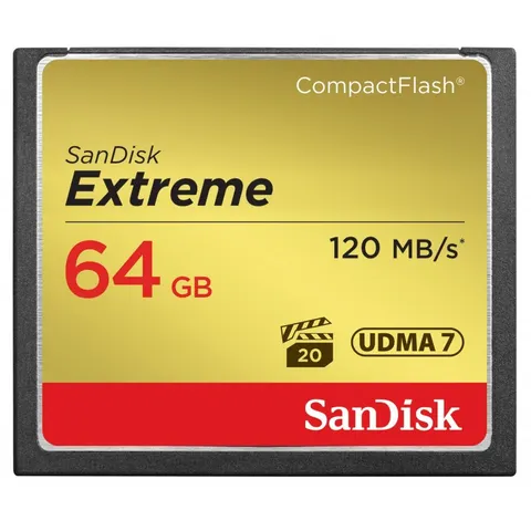 Karta sandisk extreme cf 64 gb 120/85mb/s SDCFXSB-064G-G46