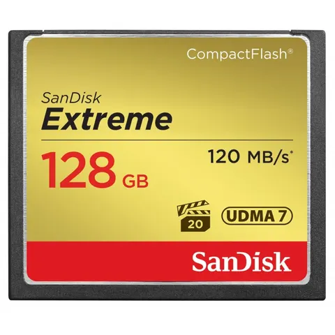 Karta sandisk extreme cf 128 gb 120/85mb/s SDCFXSB-128G-G46