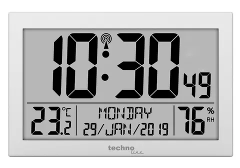 Technoline zegar cyfrowy ścienny ws8016 blade home