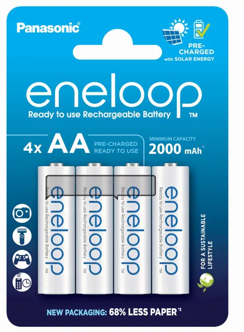 Panasonic eneloop aa 2000mah 4 szt BK-3MCDE/4CP