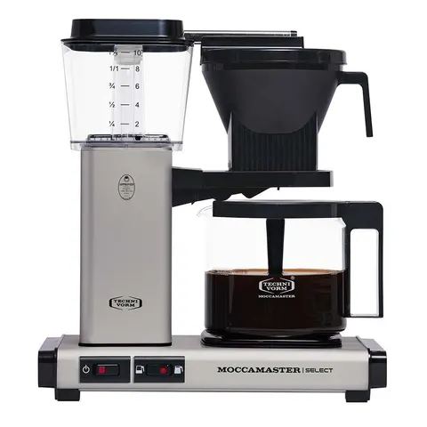 Ekspres przelewowy moccamaster kbg select srebrny mat