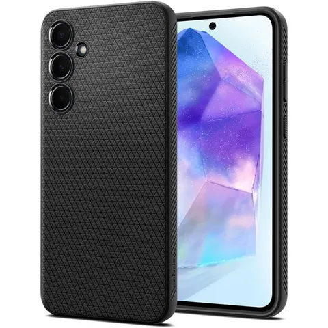 Etui spigen liquid air do samsung galaxy a55 5g czarny mat