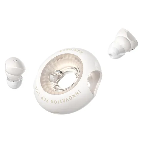 Słuchawki bezprzewodowe vention donut-shaped bt 5.3 ipx4 białe