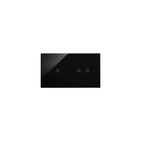 SIMON54 Touch Panel dotykowy S54 Touch, 2 moduły, 1 pole dotykowe + 2 pola dotykowe poziome, zastygła lawa