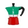 Kawiarka bialetti moka express italia 3tz zielono-czerwona 0005322/NP