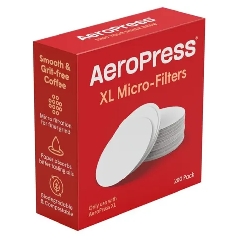 Filtry papierowe aeropress xl 200szt XLFCS