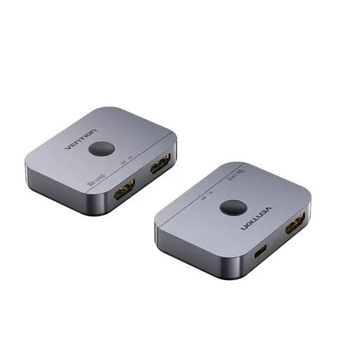 Dwukierunkowy przełącznik hdmi 2-portowy 8k ultra hd