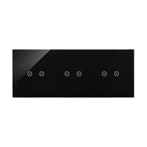 SIMON54 Touch Panel dotykowy S54 Touch, 3x2+2+2+ 2 otwory na osprzęty S54, zastygła lawa