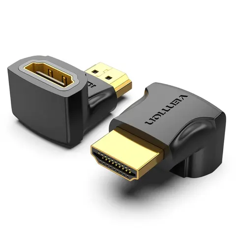 Adapter hdmi vention 90 stopni męski na żeński vention czarny