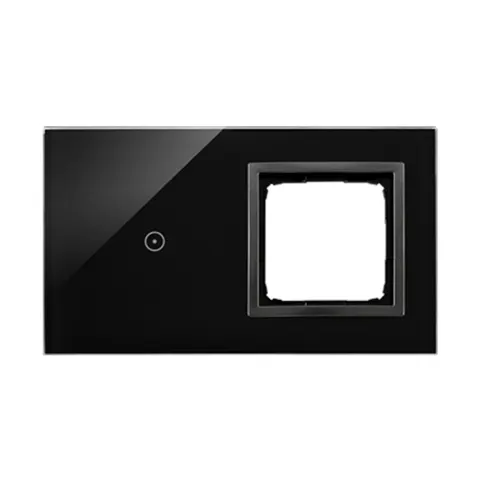 SIMON54 Touch Panel dotykowy S54 Touch, 2 moduły, 1 pole dotykowe + 1 otwór na osprzęt S54, zastygła lawa