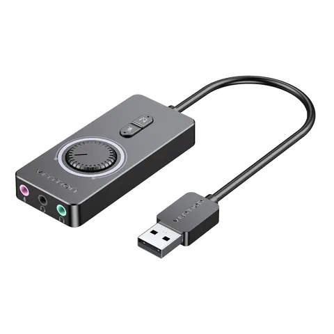 Zewnętrzna karta dźwiękowa z regulacją głośności vention 1m usb 2.0 CDRBF