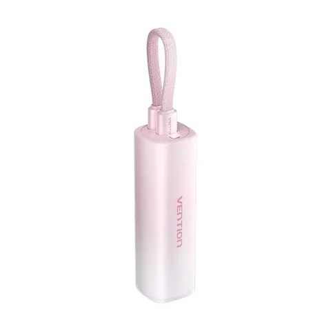 Powerbank vention 20w pd usb-c lightning 5000 mah różowy gradient FHWR0