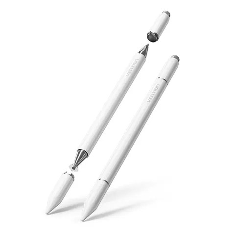 Magnetyczny rysik vention 3 w 1 ze stopu aluminium biały KQLW0
