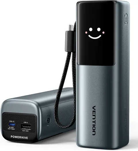 Powerbank vention powerhive 165w 20000 mah z kablem usb-c FKFH0