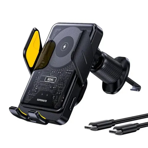Bezprzewodowa indukcyjna ładowarka samochodowa aohi superauto smart sensor 15w