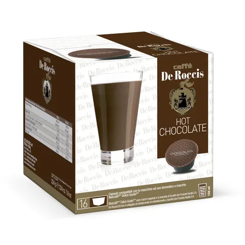 Kapsułki do ekspresu de roccis hot chocolate nescafe dolce gusto 16szt WWDRCDGCIOC48