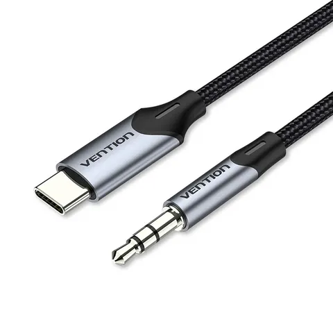 Kabel usb-c do 3,5mm mini jack vention 1m