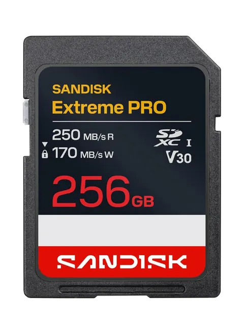 Karta sandisk extreme pro sdxc uhs-i 250/170 mb/s 256gb