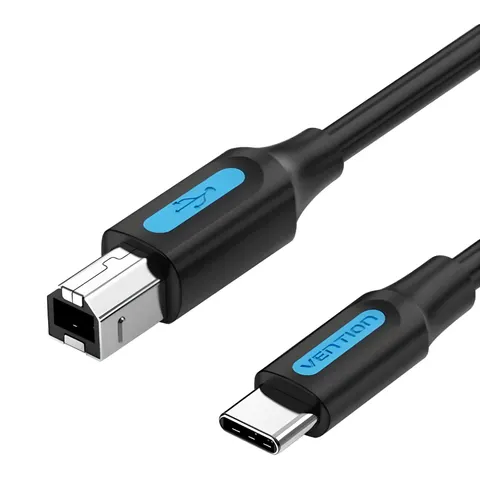 Kabel do drukarki usb 2.0 typu c męski na typ b męski 3m CQUBI