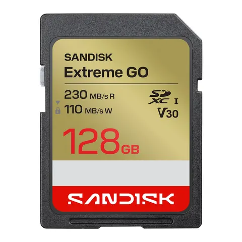 Karta sandisk extreme sd uhs-i 128gb sd 230/ 110 mb/s