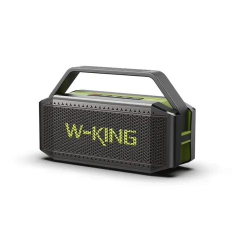 Przenośny głośnik bezprzewodowy w-king d9 zielony D9-1-GR