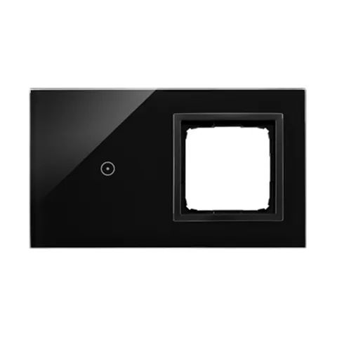 SIMON54 Touch Panel dotykowy S54 Touch, 2 moduły, 1 pole dotykowe + 1 otwór na osprzęt S54, wulkaniczna lawa