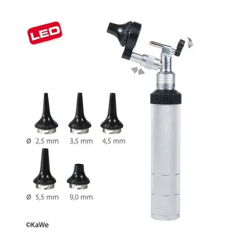 Otoskop KAWE zestaw EUROLIGHT C30 OP LED 2,5 V