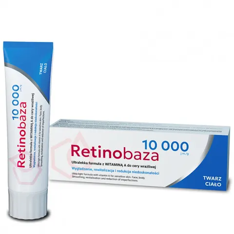 RETINOBAZA 10000 Ultralekka formuła kremu z Witaminą A, 30 g