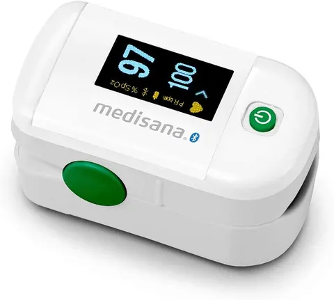 Pulsoksymetr Medisana PM 100 Connect z Bluetooth i wyświetlaczem OLED
