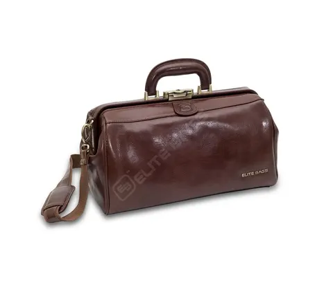 Torba lekarska skórzana CLASSY’S brązowa