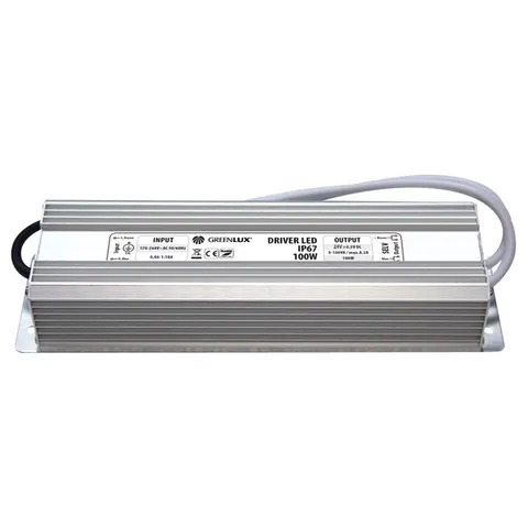 DRIVER LED 24V IP67 100W - Zasilacz LED siatkowy