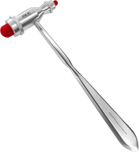 Młotek neurologiczny MDF Tromner Red and Steel