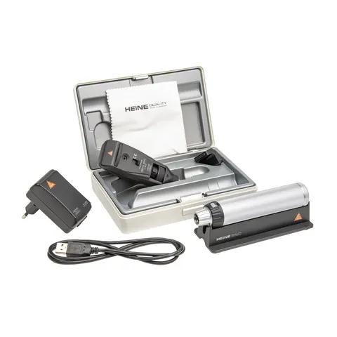 Skiaskop Heine BETA 200 LED zasilanie akumulatorowe BETA4 USB + Etui
