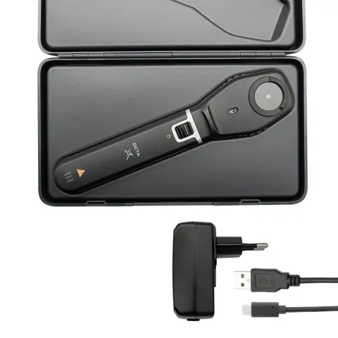 Oftalmoskop HEINE BETA X z ładowarką sieciową E4-USB-C i etui