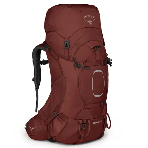 Męski plecak trekingowy Osprey Aether 55 L/XL - Acorn Red