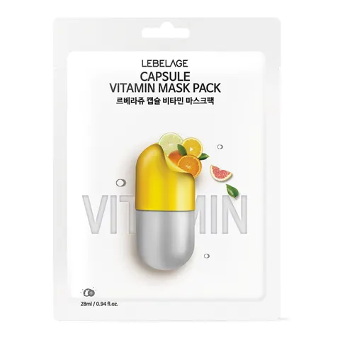 LEBELAGE Maseczka w płachcie Dr. Capsule Vitamin