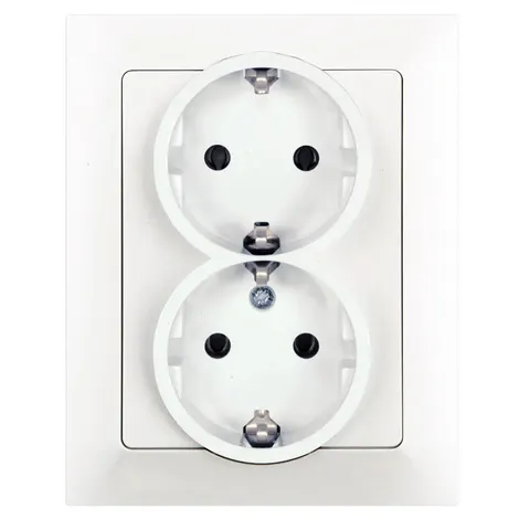 PREMIUM ZA-27 SCHUKO - Gniazdo wtyczkowe podwójne 2x2P+Z