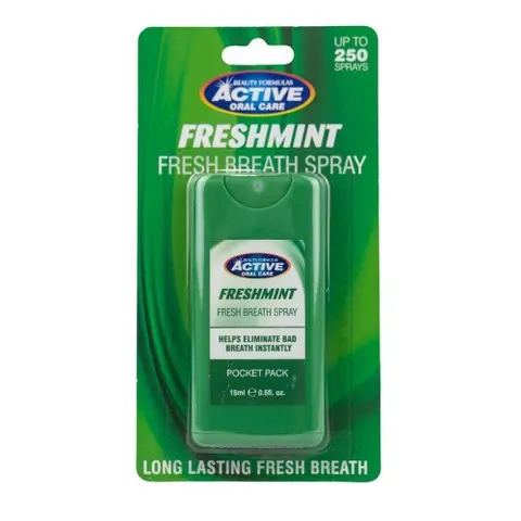 BEAUTY FORMULAS Odświeżacz do ust kieszonkowy Fresh Mint 15 ml