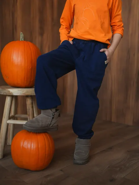 Spodnie dziecięce Soft Jeans Loose Dark Navy granatowe TUSS