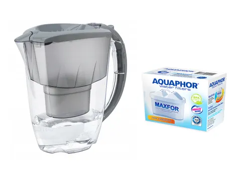 Aquaphor Amethyst Szary Dzbanek do wody 2,8L filtr 1 szt B100-25 Maxfor