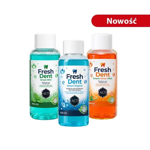 płyn do płukania jamy ustnej MINT - FRESH DENT SMART 100 ml