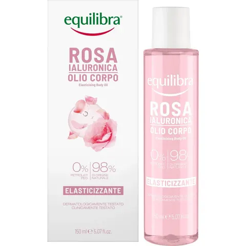 Różany olejek do ciała z Kwasem Hialuronowym, EQUILIBRA Rosa, 150ml