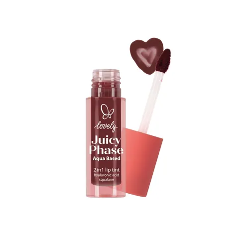Lovely Juicy Phase Aqua Based 2 in 1 Lip Stain tint do ust 03 4g