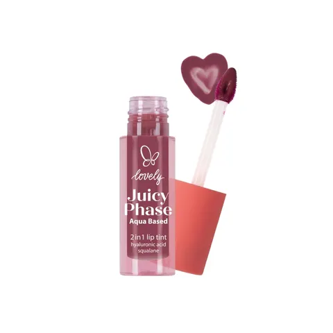 Lovely Juicy Phase Aqua Based 2 in 1 Lip Stain tint do ust 01 4g