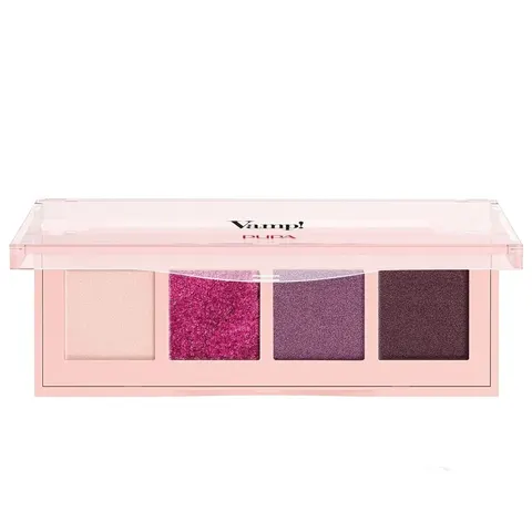 Pupa Milano Vamp! Eyeshadow Palette paleta cieni do powiek 004 Vibrant Plum 5.2g